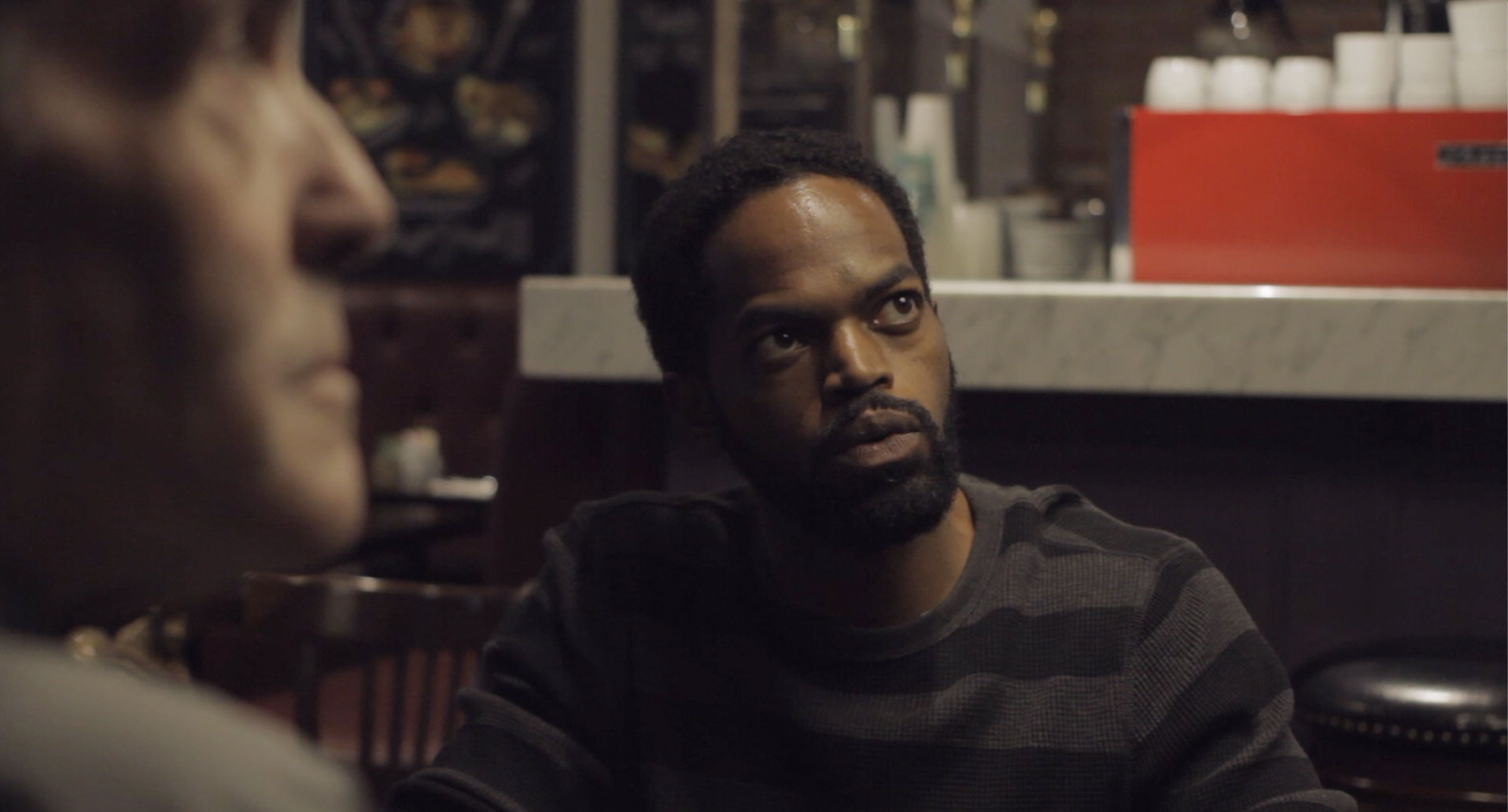 Rick Caplan on the set of Mr Misfortune